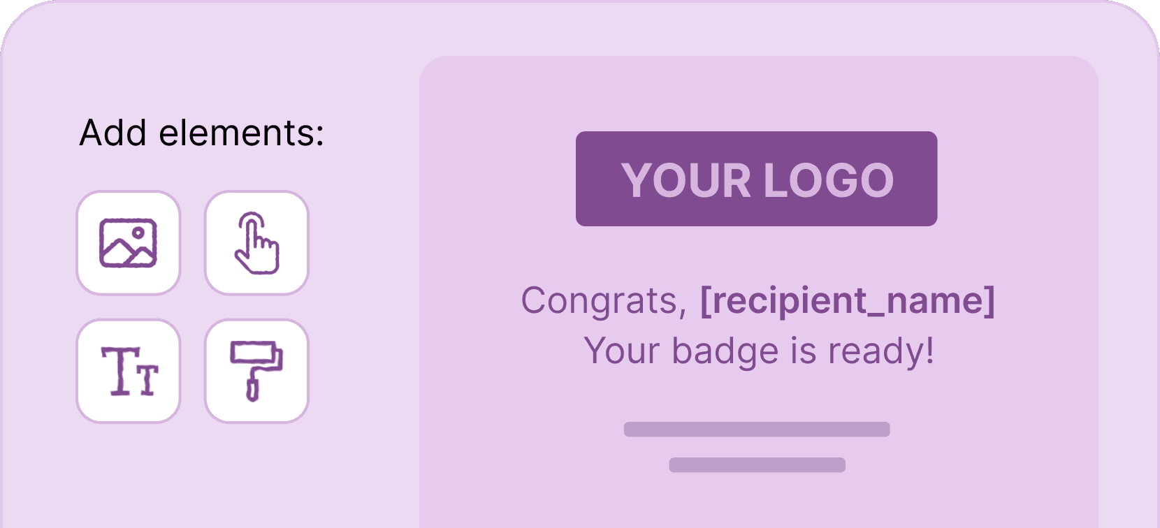 Design emails - Certifier features