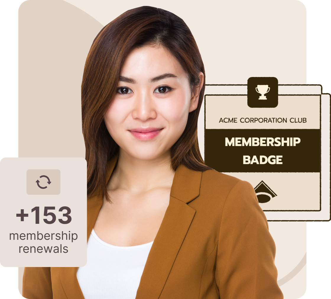 Increase membership renewals with digital badges Increase membership renewals with digital badges