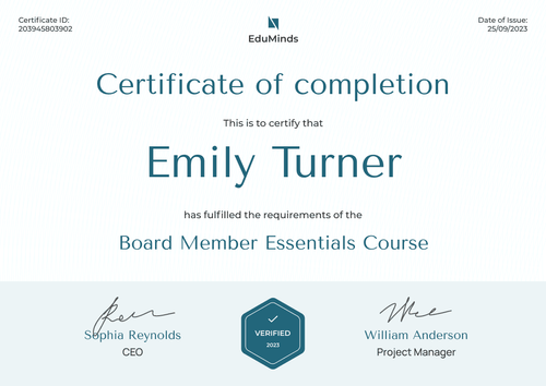 Clean and professional non-profit certificate template landscape Clean and professional non-profit certificate template landscape