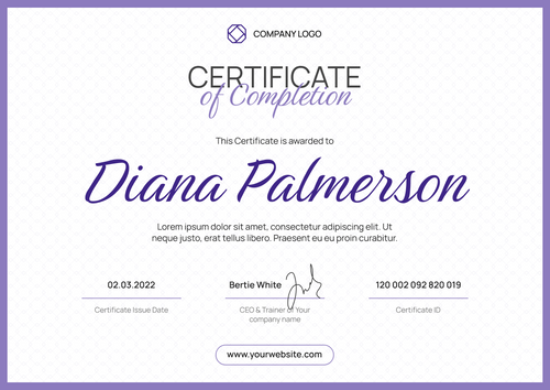 purple simple certificate of webinar landscape 12420 purple simple certificate of webinar landscape 12420