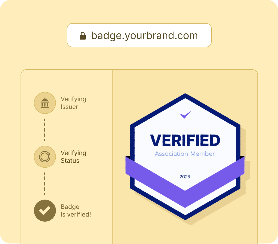 Issue verifiable credentials that cannot be faked Issue verifiable credentials that cannot be faked